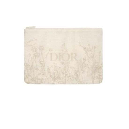 Christian Dior Dior Flower Flat Cosmetic Flower Pouch, Pouch, Novelty, Logo, Gift,