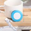 A Stylish Keychain Measuring Tape In Vibrant Colors, Featuring A 1.5-Meter Retractable Design, Perfect for Measuring Clothing Sizes
