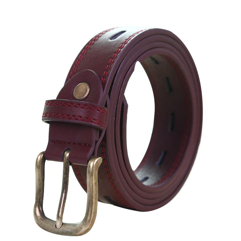 

Женский повседневный декоративный ремень с металлической пряжкой и ажурным узором, Женский ремень для платья без проколов 100cm-110cm (random delivery)