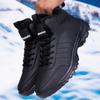 Men's Winter Velvet Warm Thick Dad Shoes Snow Boots Sports and Leisure Middle-aged and Elderly Walking Shoes Anti Slip