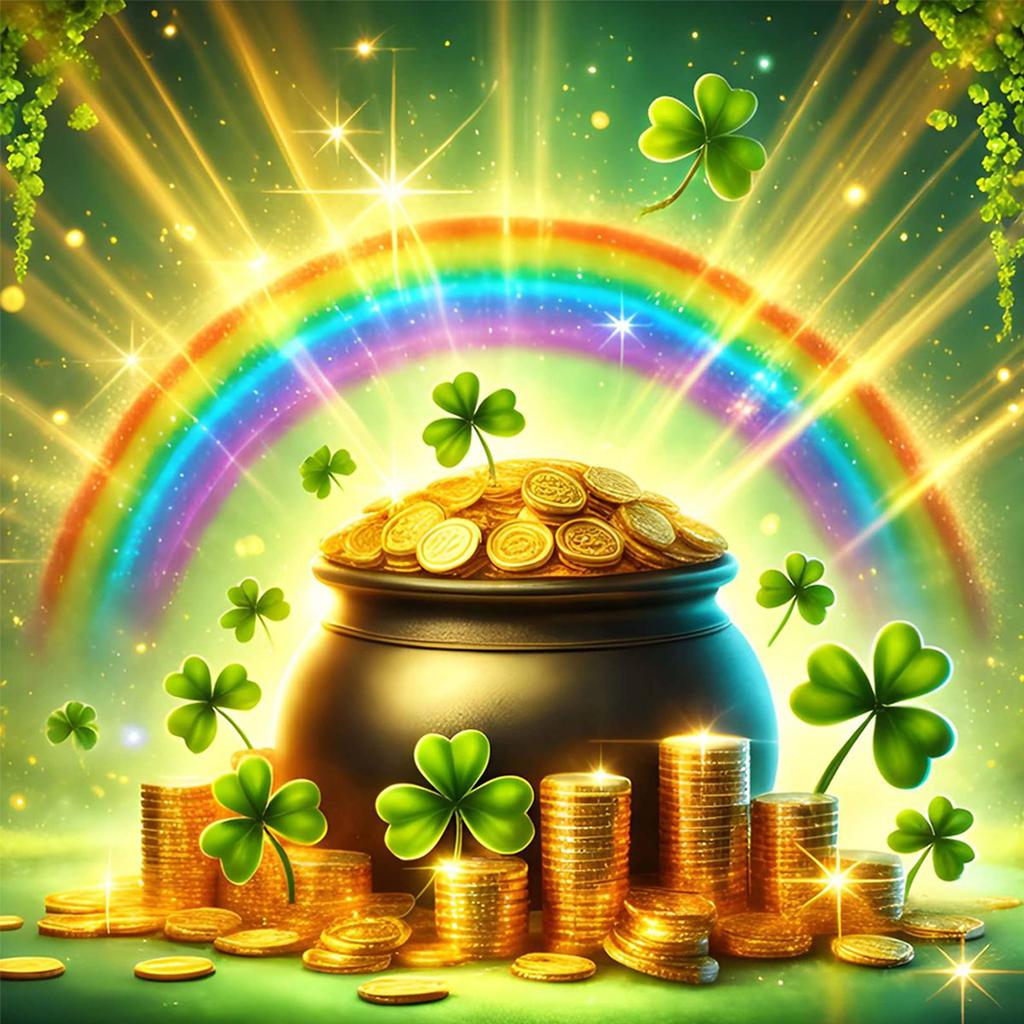 St Patricks Day Full DIY 5D Round Drill Diamond Painting Gem Art for Adults/Beginners Gift Idea Home Wall Decor 15.75x15.75in