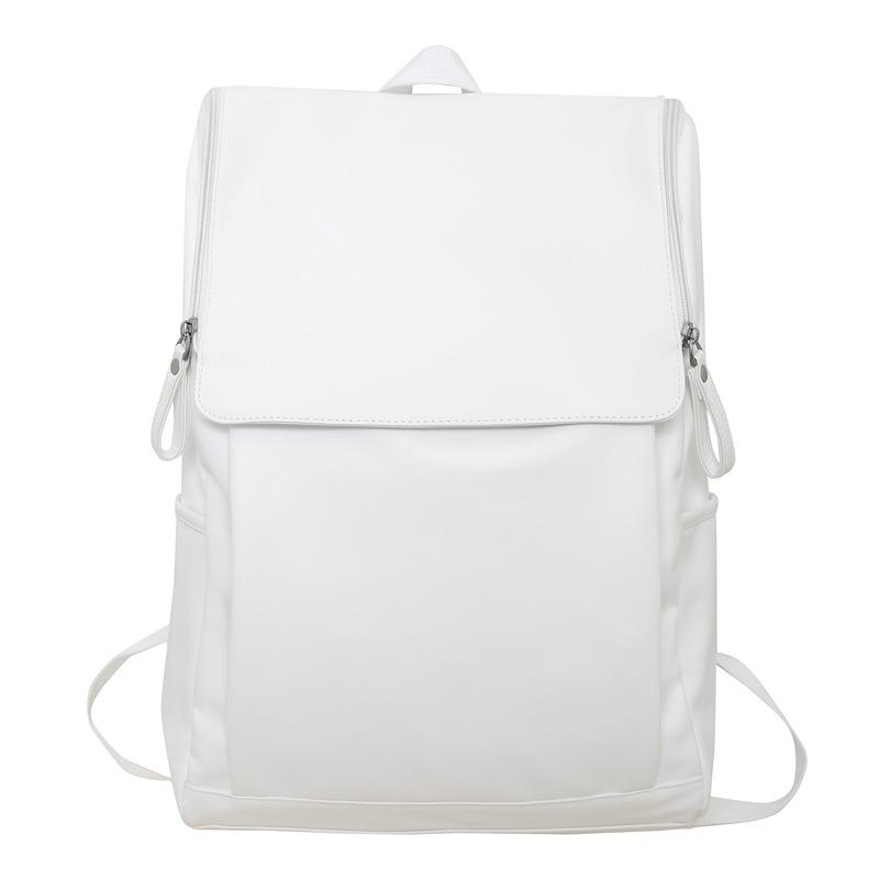 Waterproof and Dirt Resistant PU Leather Backpack for College Students, Large Capacity Casual Backpack, Fashionable Women's Computer Backpack