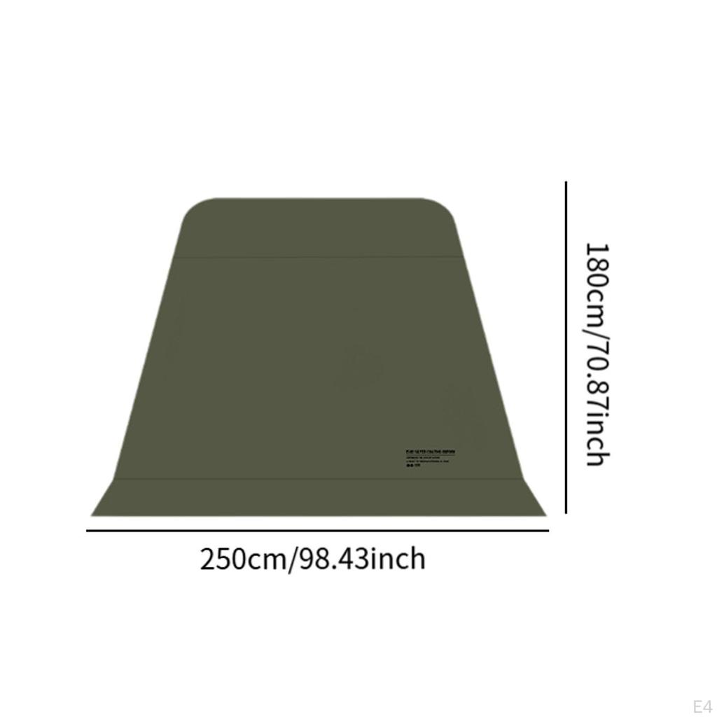 2 Pieces Canopy Tent Sidewalls Walls Shelter Wall Oxford Cloth Popup Side