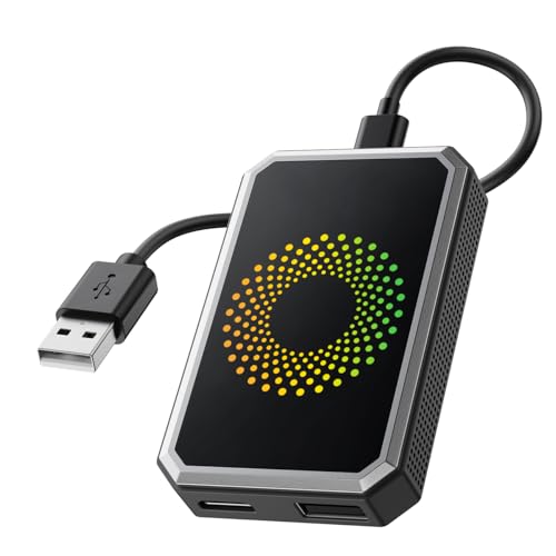 

Беспроводной адаптер CarPlay LAMTTO, встроенное видеоприложение, беспроводной адаптер, беспроводной CarPlay, Plug & Play, поддерживает Apple CarPlay и Android AUTO Mirro