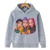 Autumn Kpop Demon Hunters Lovely Print Children's Hoodies Cause Warm Girls Long Sleeve Sweatshirt Fashion Kids Clothes Pullover