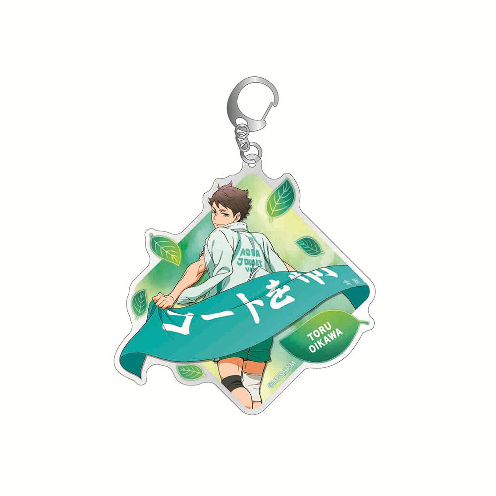 Anime Zubehör Schlüsselanhänger Zubehör Shoyo Hinata Figur Tobio Kageyama Oikawa Tooru Tasche Anhänger Acryl Schlüsselring Freunde Geschenk