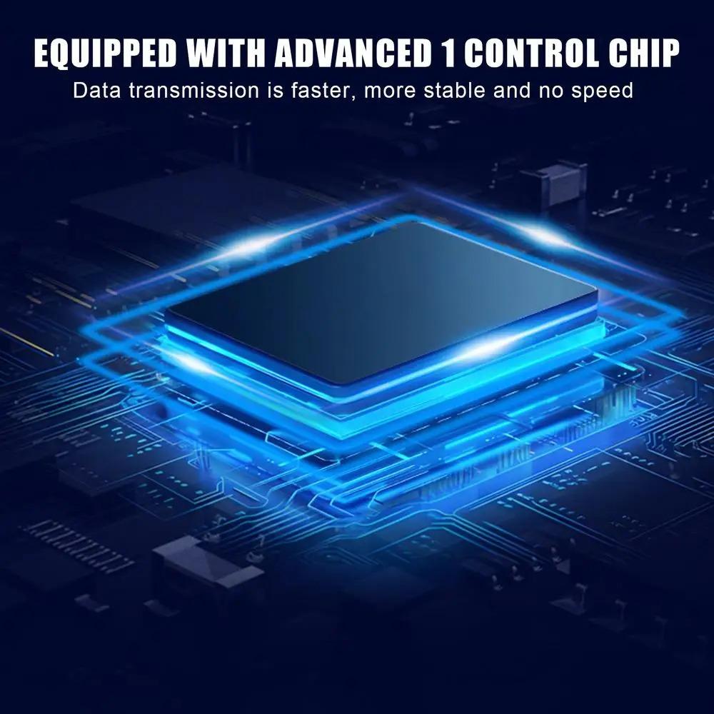 2,5palcový Beznástrojový RGB Mobilní Box na Pevný Disk USB 3.2 5Gbps Notebook Pevný Disk SSD HDD Kryt Typ C 3.1