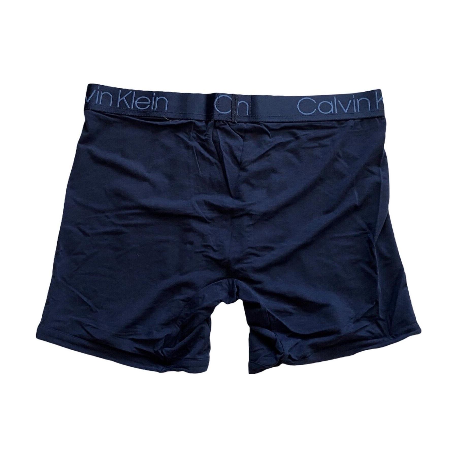 

Calvin Klein Solid Color Letter Logo Elastic Boxer Briefs Men underwear Blue NB1797-403 M