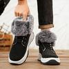 Men's High-top Outdoor Boots Large Size Hiking Boots Plush Warm Russian Winter Boots Men's Snow Boots