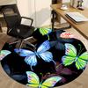 1pc Butterfly Print Chair Carpet for Office, Non-slip, Soft and Durable Office Rug, Perfect for Office yy251227138