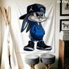 Bugs Bunny Wall Tapestry Aesthetic Wall Hanging Printed Fabric Blanket Decorative Tapestries for Bedroom Living Room Home Decor