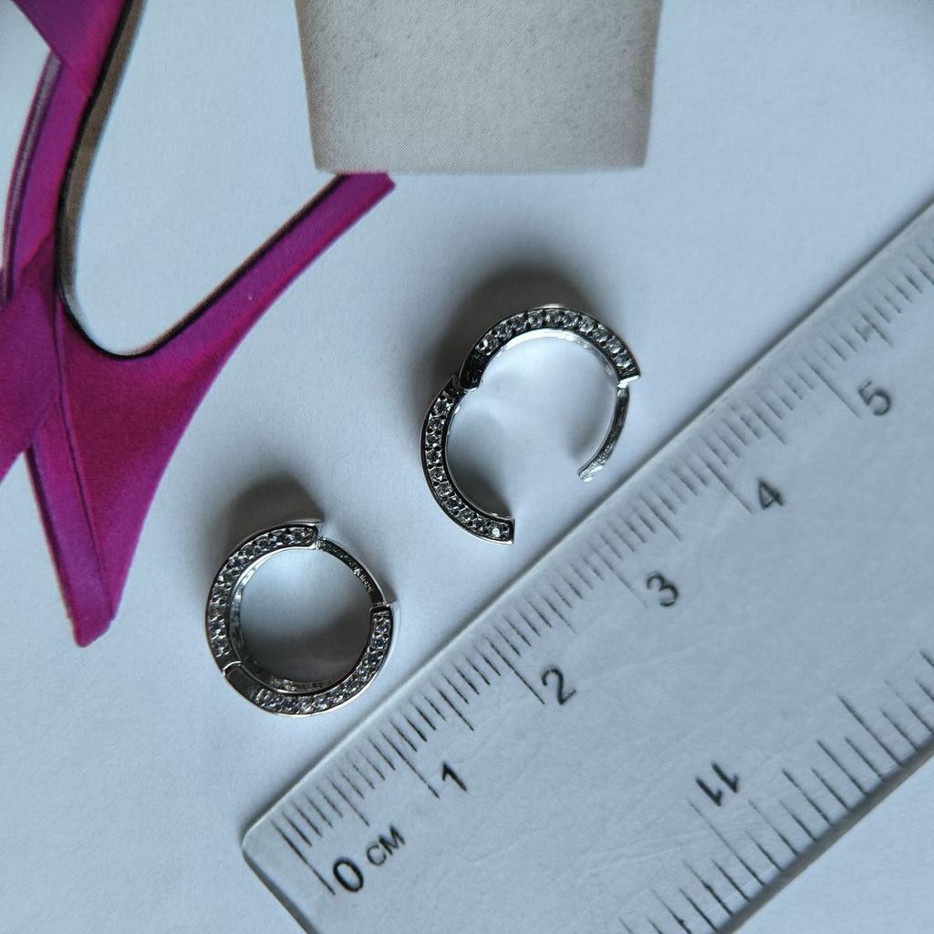 Silver Earrings with Cubic Zirconias, Emallu (60002197)