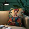 Anime F-Frida K-Kahlo Art Pillow Case Anti-Dustmite Pillowcase Invisible Zipper Silky Short Plush Sofa Cushion Cover