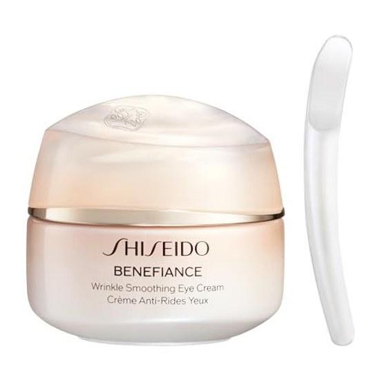 SHISEIDO Benefiance Crema Contorno de Ojos Alisadora de Arrugas N 15g Fragancia Floral Verde Firmeza Líneas Finas Secas
