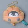 Egg Penguin Character Toast Pineapple Bun Plush Doll Keychain For Giving Gift