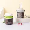 Large Compartments Rotatable Pill Dispenser 4 Grids Pill Storage Box Portable Pill Case  Travel