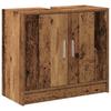 Bathroom Cabinet with Door Reclaimed Wood Look 63 X 29 X 55 Cm Engineered Wood