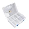 Component Storage Box Transparent Plastic Detachable Accessory Container for Earring Chip