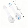 10 pcs Adjustable Length Pet Safety Lock White Fridge Door Buckle  Storage Furniture