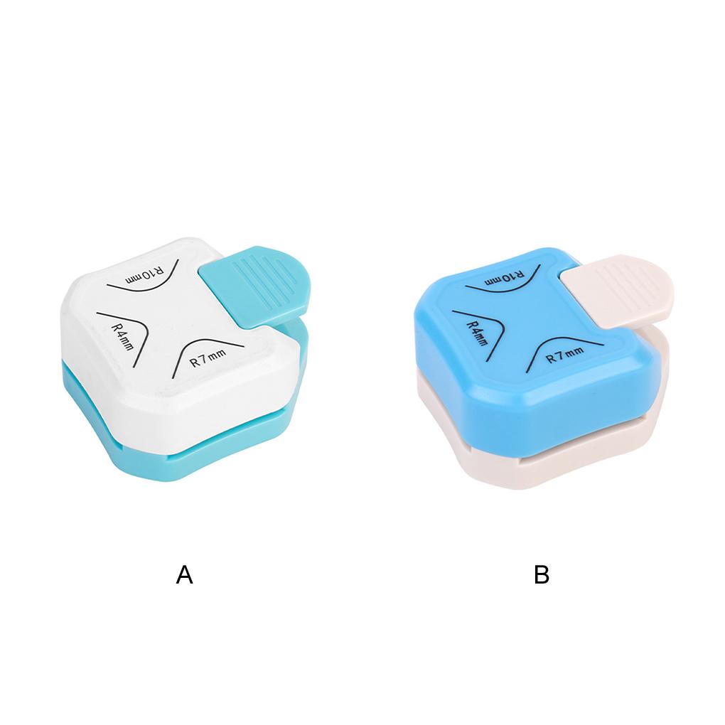 Edelstahl Eckstanzer zum Basteln und Kartenmachen 3 Größen 4/7/10mm Kartenherstellungsmaterial