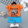 Childrens Short-Sleeve Sets Cotton Boys T-Shirts Baby Summer Clothing Girls Shorts Infant Clothing Summer Clothing