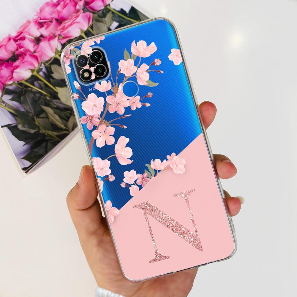 

Soft TPU Case For Xiaomi Redmi 9C Cover Silicone Simple Letter Back Phone Case For Redmi 9 C 9C Redmi9C Covers Bumper Xiaomi Redmi 9C