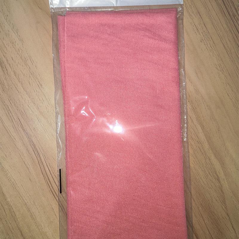 Fascia e Scaldacollo Monocolore Versatili: Fascia per Yoga e Sciarpa Assorbi-Sudore.