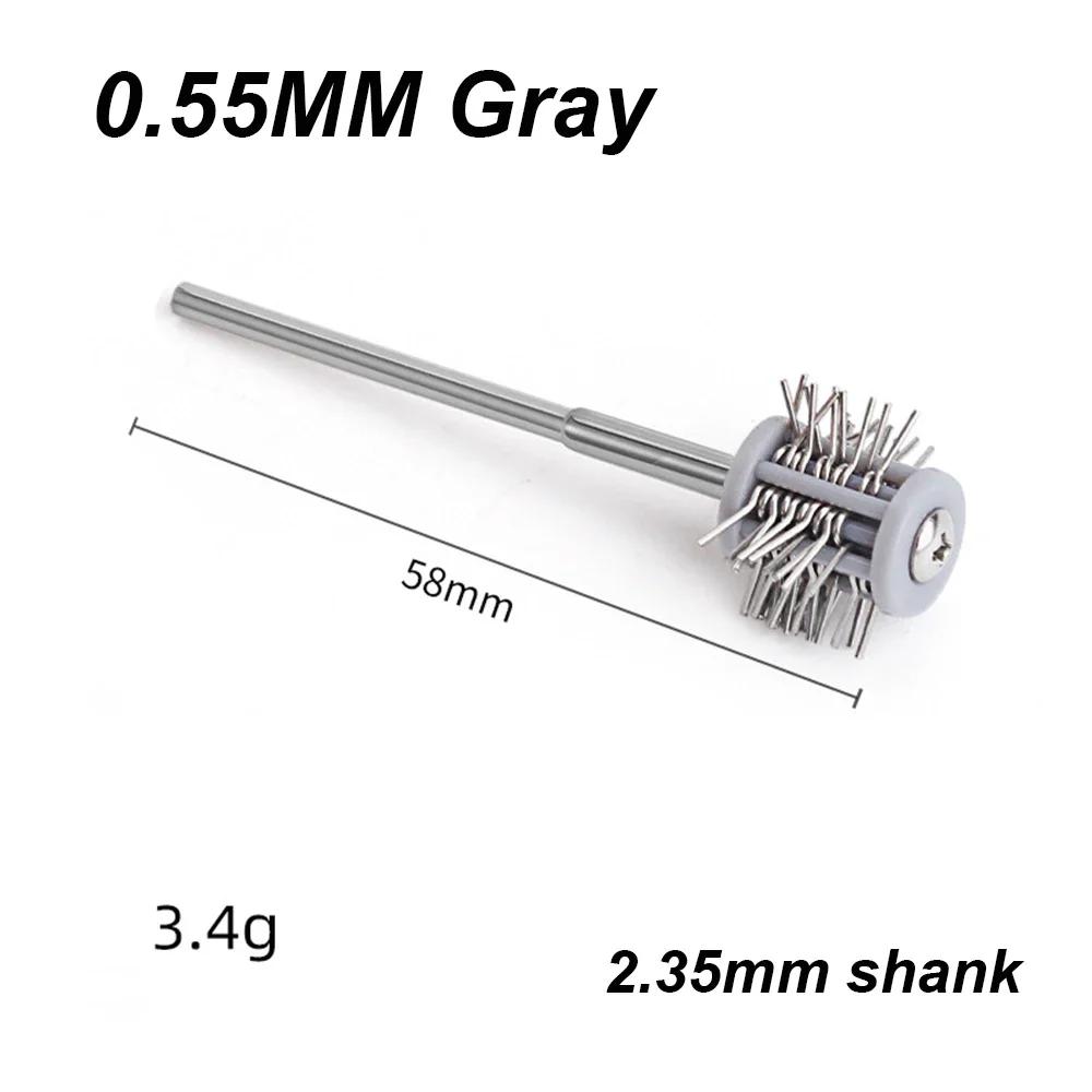 1PCS Professional Polishing Sand Hanging Matte Steel Wire Brush 2.35MM Handle Jewelry Making Tool 0.2mm/0.3mm/0.45mm/0.55mm