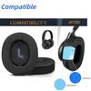 Soft Sponge Replacement Ear Cushions for E55BT Gaming Headset Enhances Comfort Durability Easy Installation