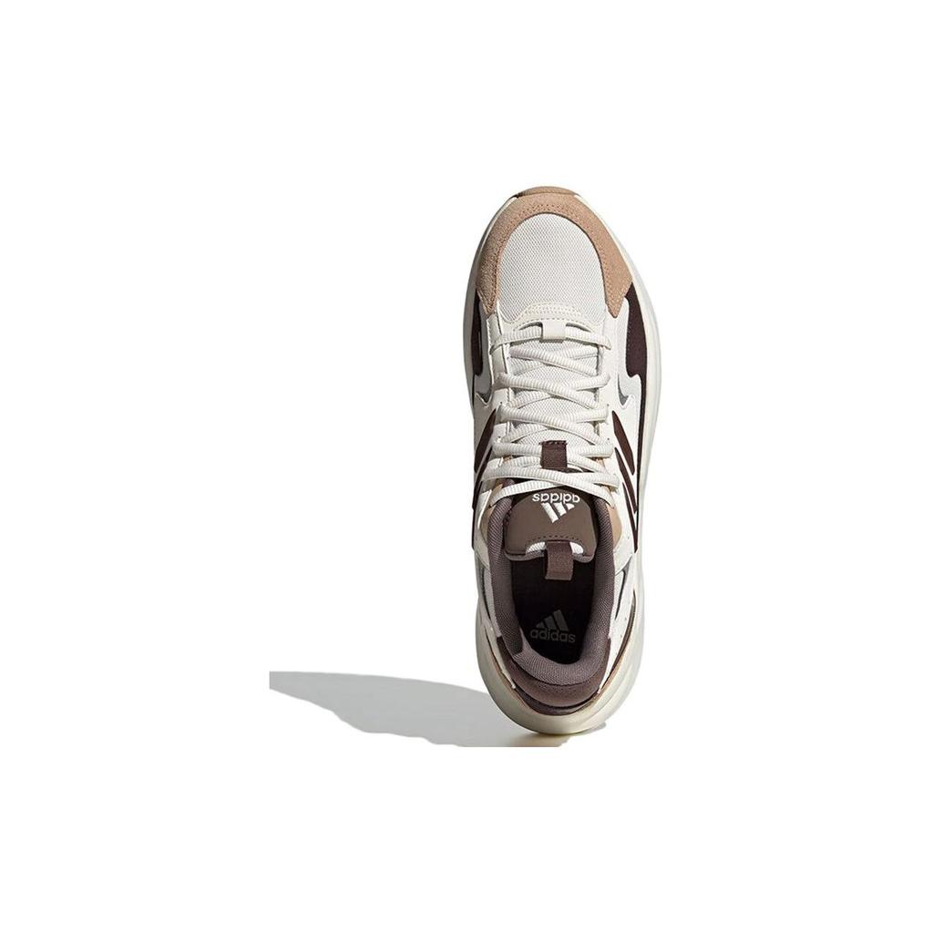 Adidas Ozwave Mesh Comfortable Versatile Mid-Top Dad Shoes Unisex Sneakers Brown IE6059