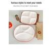 Commercial Melamine Multi-Compartment Dining Tray