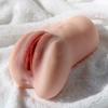 2 v 1 Pánske masturbátory Dospelé sexuálne hračky s 3D realistickou textúrovanou vagínou a tesným análom Sex Orálny sex Stroker Análna hracia bábika pre mužov