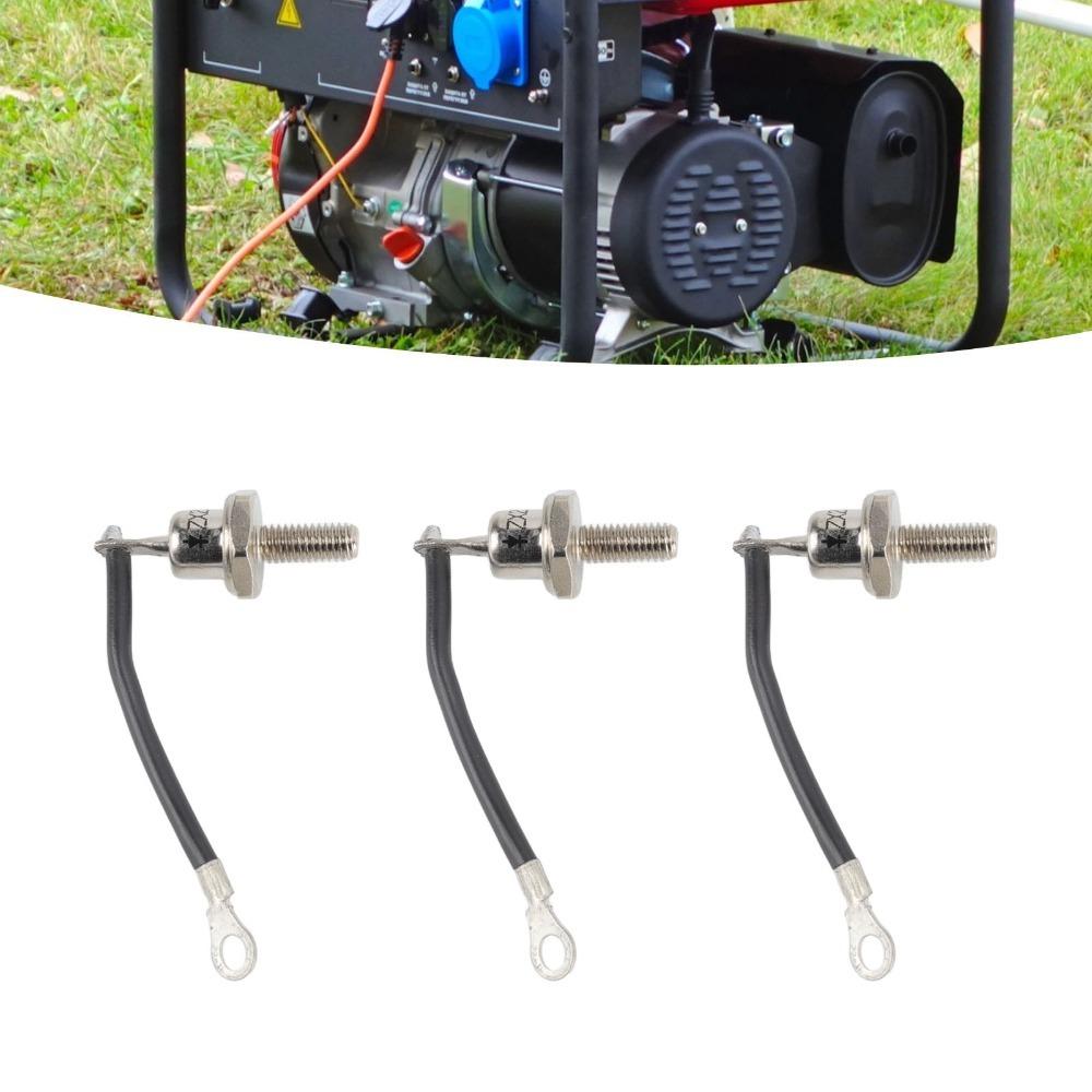 

3PCS 25A ZX25-12 Brushless Generator Diode Iron Generator Repair Part for ZX25-12 Garden Negative Black Line