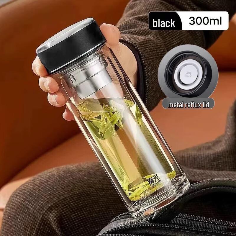 FUGUANG Double-Wall Borosilicate Glass Cup