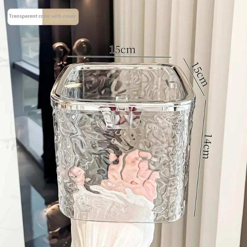 Organizer na akcesoria do włosów do sypialni, Pudełko do przechowywania, Przezroczysty akrylowy organizer na opaski, kokardy, organizacja wacików kosmetycznych, łazienka