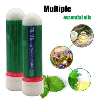 1-2pc Nasal Inhaler For Nose Mint Essential Oils Headache Runny Nose Refresh Cold Cool Herbal Ointment