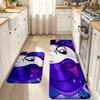 Rarity Print Flannel Kitchen Mat Christmas Soft Area Rug Non Slip Floor Carpet Home Decoration