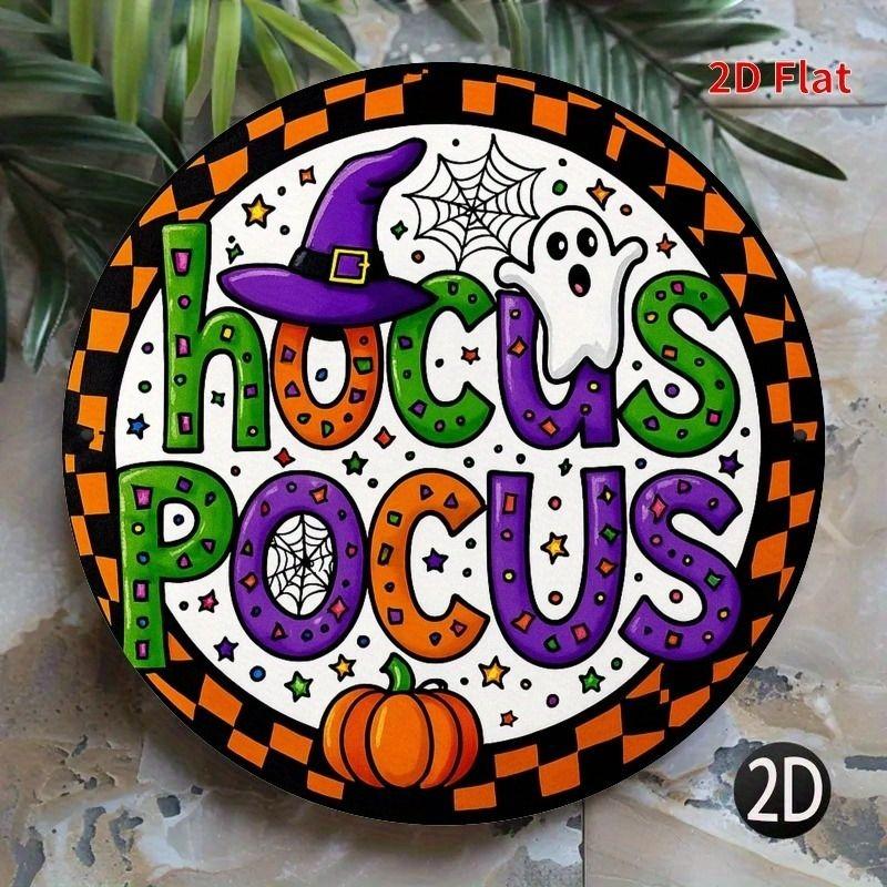 2D Flat Hanging Decorative Metal Sign Hand Painted Art