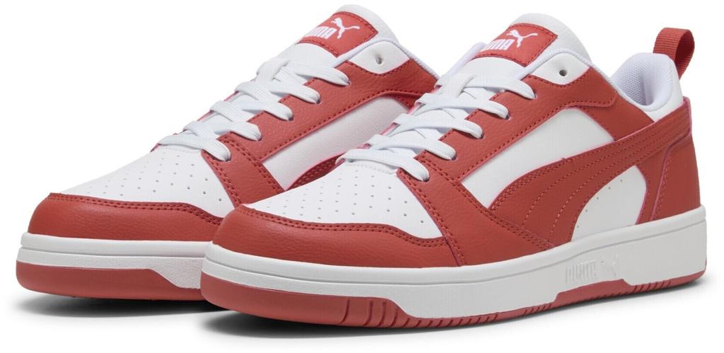 Кроссовки Puma Rebound V6 Low white/red fire