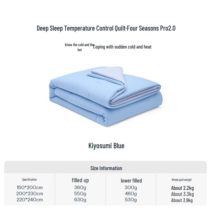 Jiangnan Sicou PRO Machine Washable Double-Layer Temperature Control Quilt