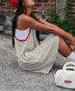 Minasu Menasoo Summer Stripe Terry Strap Onepiece_Gray