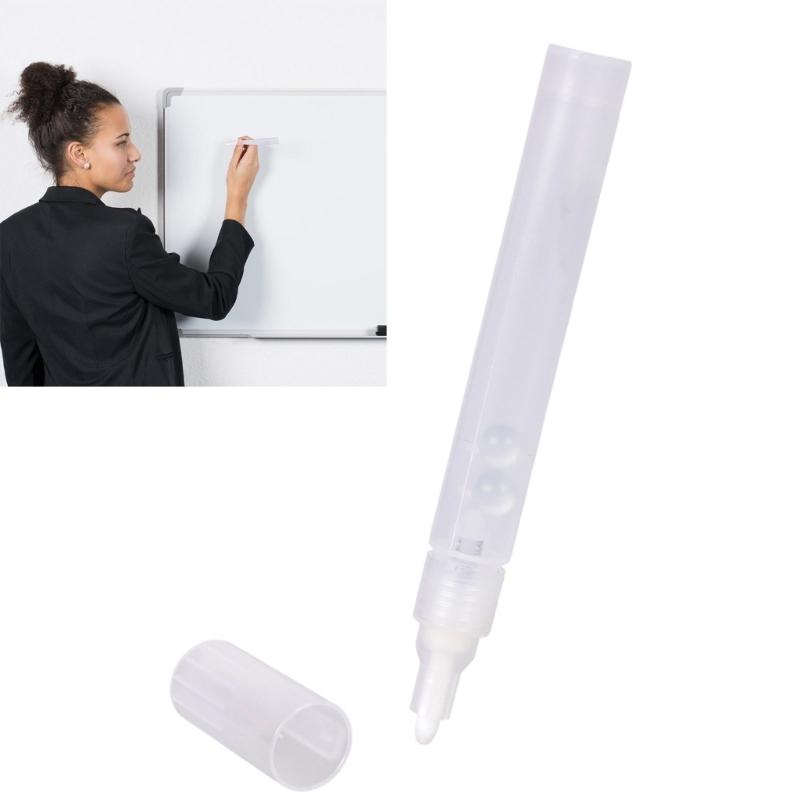 5Pcs Empty Paint Pen 4.5MM Round Tip Clear Pen Rod Refillable Empty Acrylic Marker for Sketching Art Calligraphy Drawing