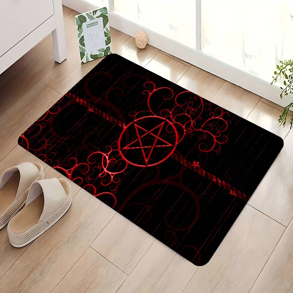 Baphomet Leviathan Entrance Door Mat Nordic Style Home Doormat Bathroom-Toilet Mats Bedroom Hotel Decor Mat