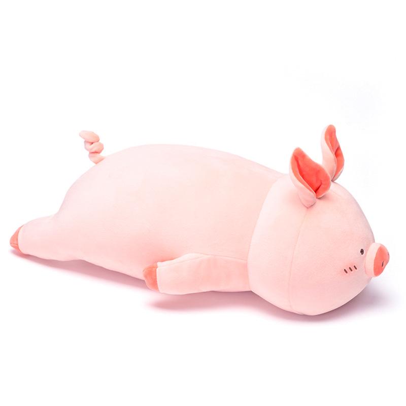 Shu Meng Cute Pig Doll Pillow - Soothing Plush Toy for Bed, Hug, and Birthday Gift