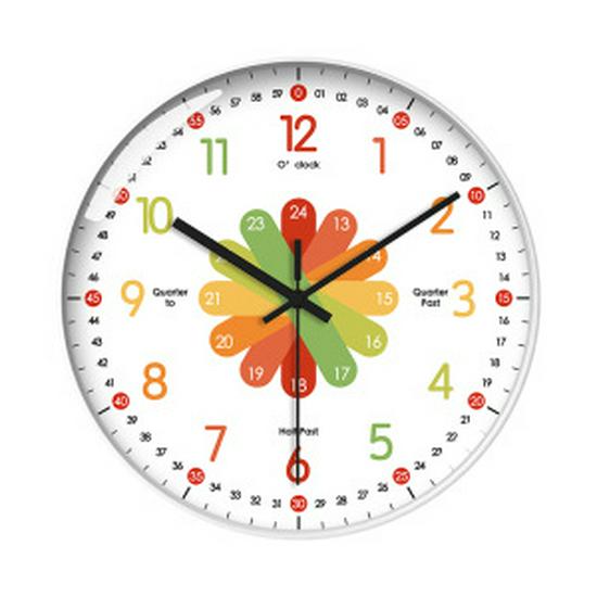 Children's Silent Cartoon Wall Clock for Early Education and Kindergarten Classrooms