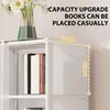 5 Layers Household Dustproof Bookshelf Living Room Multi-layer Storage Cabinet Simple Assembly Wardrobe Closet Organizer Shelf