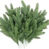 Artificial Pine Needle Branch Christmas Decoration - Soft Rubber Cypress Leaf Ornament