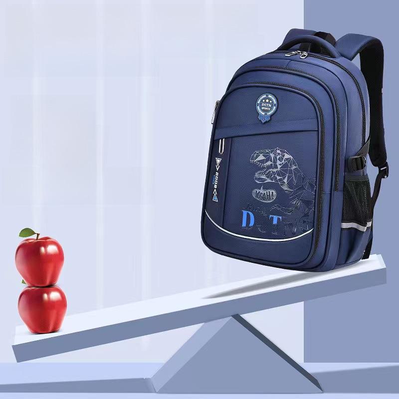 2024 Multi-Compartment Backpack for Boys: Grades 1-9, Large Capacity, Ergonomic Design
