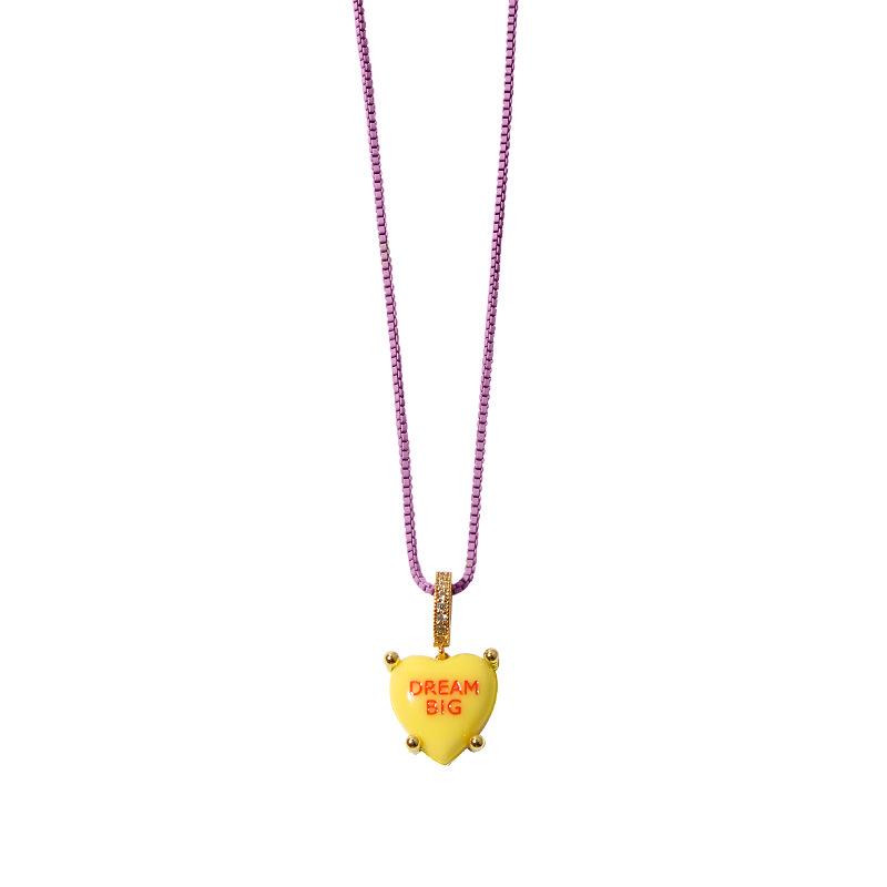 BTS Heart Pendant Necklace: Elegant, High-End Design, Versatile Women's Chain, Simple yet Stylish