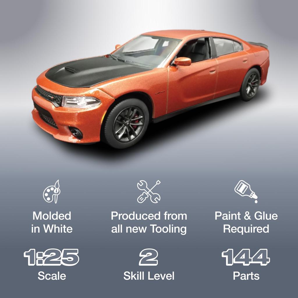 AMT 2021 Dodge Charger Plastic Model Kit AMT1323 1/25 R/T